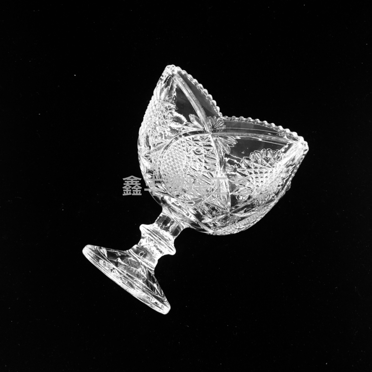Spot Supply Crystal Glass Goblet Juice Cup Ice Cream Cup Home Storage Collection Furnishings Ornaments