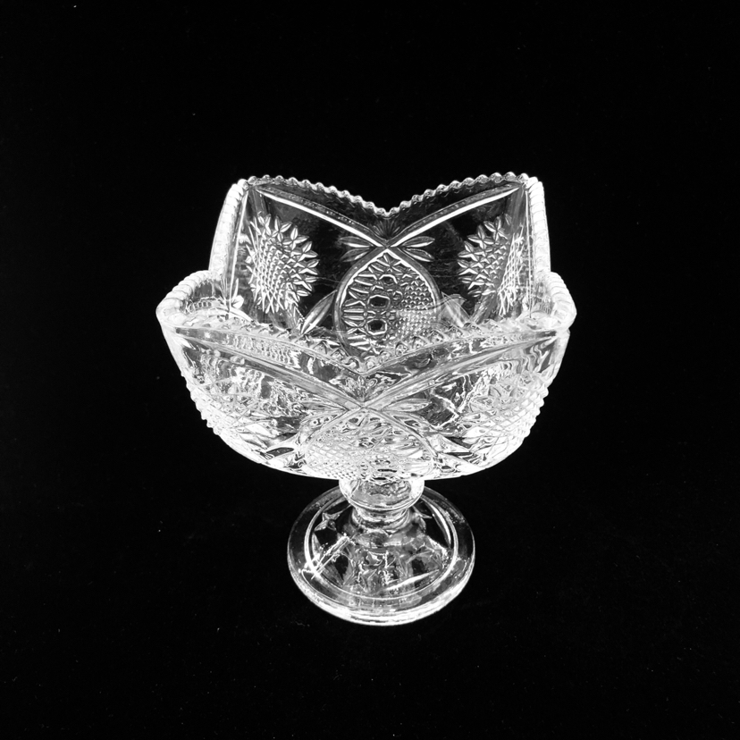 Spot Supply Crystal Glass Goblet Juice Cup Ice Cream Cup Home Storage Collection Furnishings Ornaments