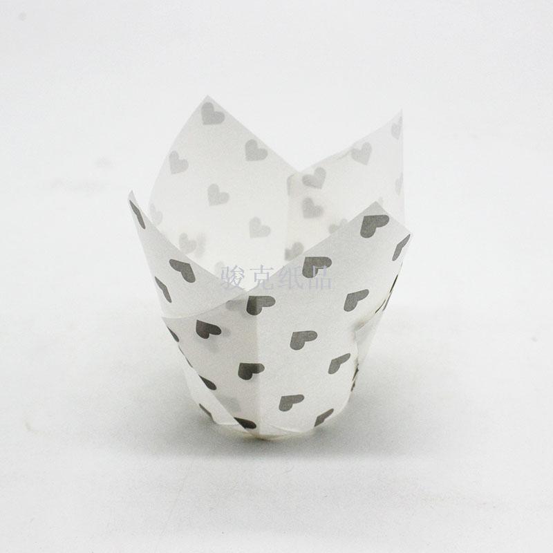 White - bottom love flame cup cake cup party can customize the eco-friendly cupcake goblet of fire