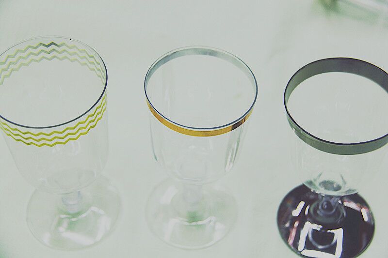 Disposable one-time Cup red wine goblet plastic Goblet