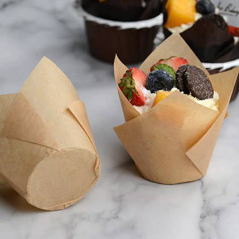 Tulip Baking ake Muffin Goblet of Fire Muffin Cake Grease- Proof Tomafin Cup Tulip Baking ake Muffin Goblet of Fire Muffin Cake Grease- Proof Tomafin Cup