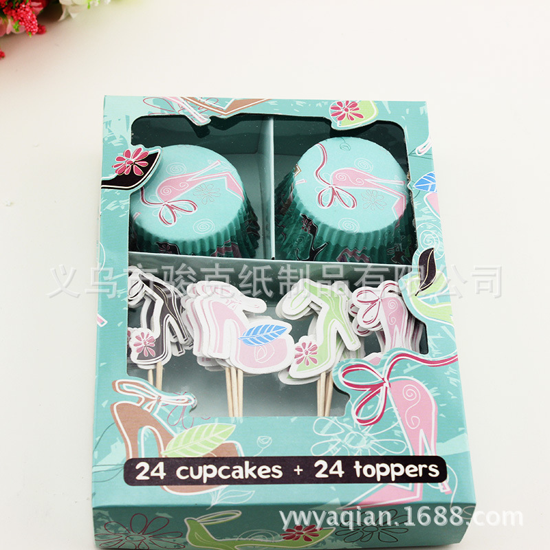 Color base small white point flame cup cake cup party can custom green cake cup goblet of fire Color base small white point flame cup cake cup party can custom green cake cup goblet of fire