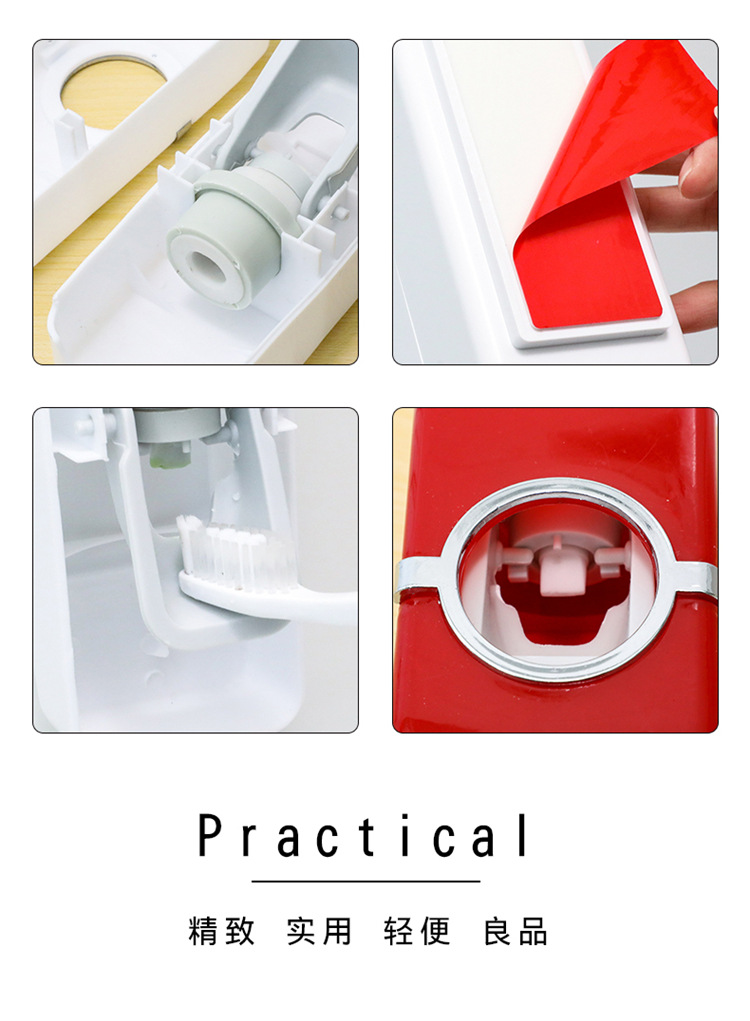 Automatic Toothpaste Set Toothpaste Squeezer Toothbrush Holder Sticky Hook Toothbrush Rack Toothpaste Holder Wholesale Automatic Toothpaste Set Toothpaste Squeezer Toothbrush Holder Sticky Hook Toothbrush Rack Toothpaste Holder Wholesale