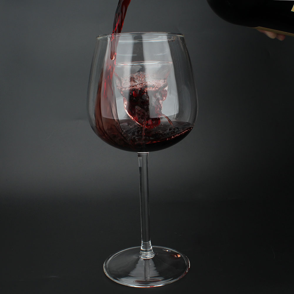 Large Skull Wine Sober Glass Goblet Transparent Fast Creative European and American Home Personalized Skull Necklace Cup