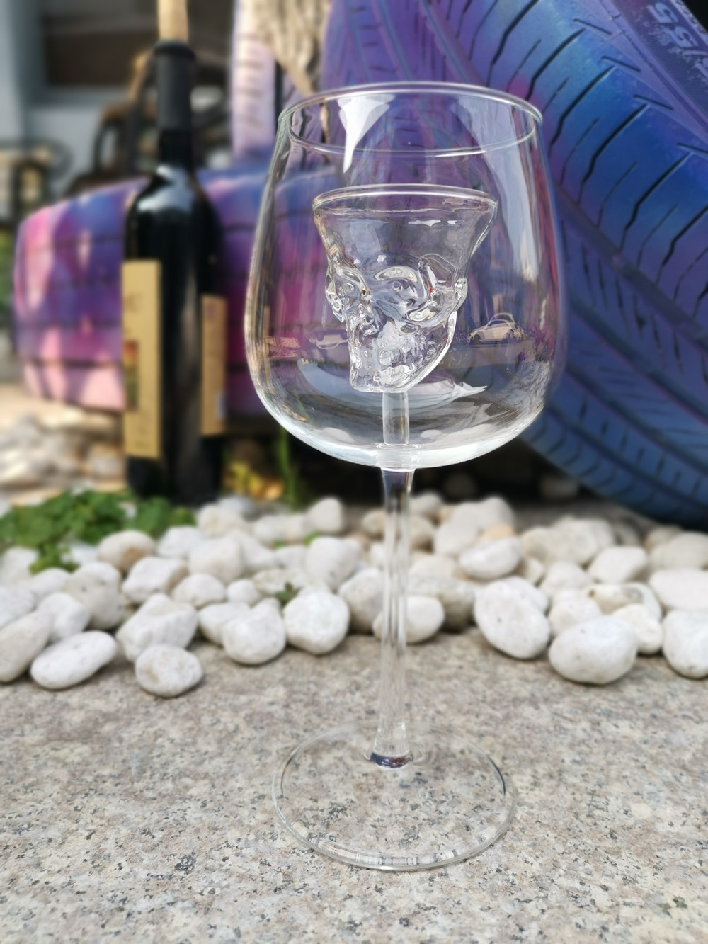 Large Skull Wine Sober Glass Goblet Transparent Fast Creative European and American Home Personalized Skull Necklace Cup Large Skull Wine Sober Glass Goblet Transparent Fast Creative European and American Home Personalized Skull Necklace Cup