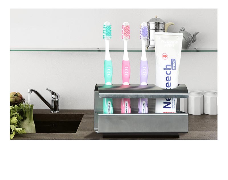 Holder 304 Stainless Steel Toothbrush Holder Stainless Steel DiamondFree NailFree Toothbrush Toothpaste Holder Holder 304 Stainless Steel Toothbrush Holder Stainless Steel DiamondFree NailFree Toothbrush Toothpaste Holder