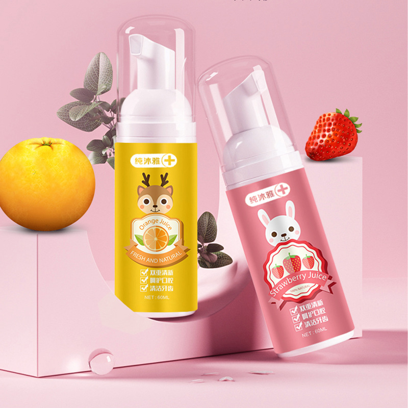 Toothpaste Mothproof Press Toothpaste Tooth Cleaning Mousse Foam Toothpaste Food Grade Children&#039;s Toothpaste Whole