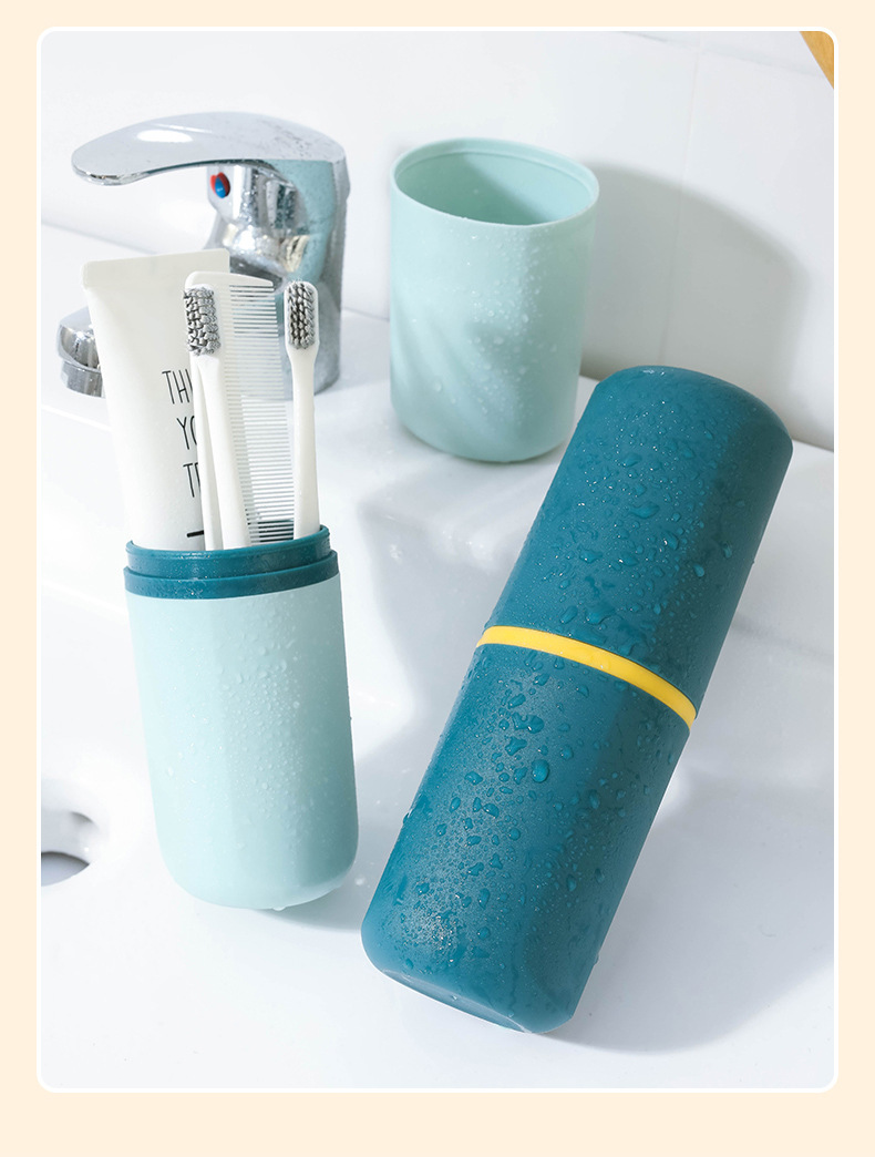 Simple Home Travel Wash Cup Gargle Cup Toothbrush Cup Toothbrush Toothpaste Storage Box Tooth Set Box Portable Suit Simple Home Travel Wash Cup Gargle Cup Toothbrush Cup Toothbrush Toothpaste Storage Box Tooth Set Box Portable Suit