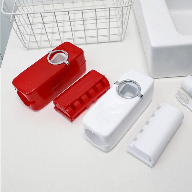 Automatic Toothpaste Set Toothpaste Squeezer Toothbrush Holder Hook Toothbrush Rack Toothpaste Holder Wholesale