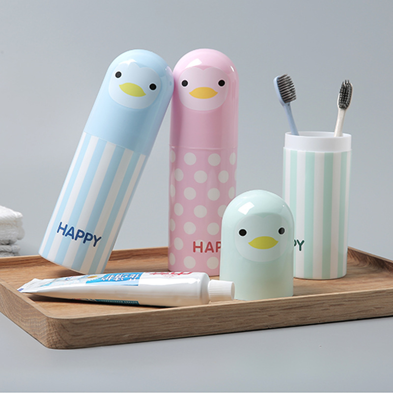 2068 Travel Wash Cup Toothbrush Toothpaste Portable Set Outdoor Business Trip Travel Storage Box Gargle Cup
