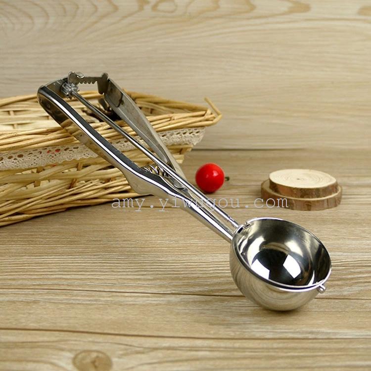 6CM diameter stainless steel ice cream scoop of ice cream scoop ice cream scoop of ice-cream spoon playing fruit spoon