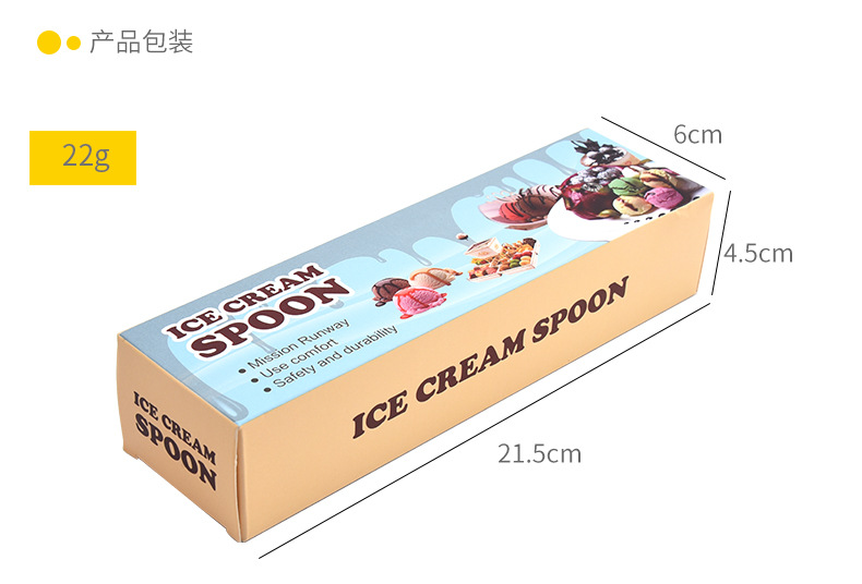 Stainless Steel Cream Dipper Ice Cream Spoon Ice Cream Ball Scoop Fruit Scoop Ice-Cream Spoon Wholesale