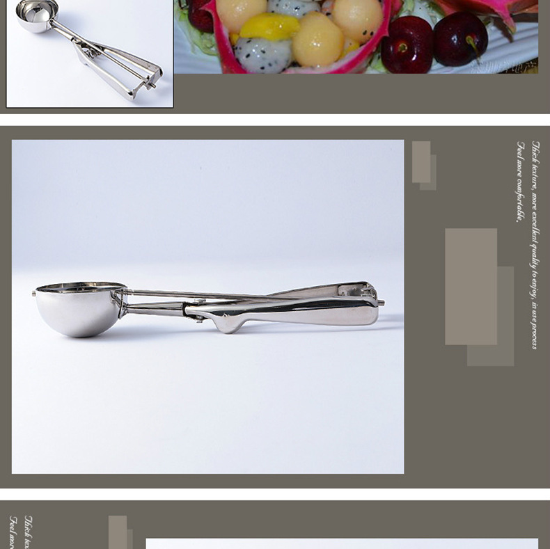 Boxed Three-Piece High-Quality Stainless Steel Ice Cream Spoon Ice-Cream Spoon Ice Cream Spoon Fruit Scoop Boxed Three-Piece High-Quality Stainless Steel Ice Cream Spoon Ice-Cream Spoon Ice Cream Spoon Fruit Scoop