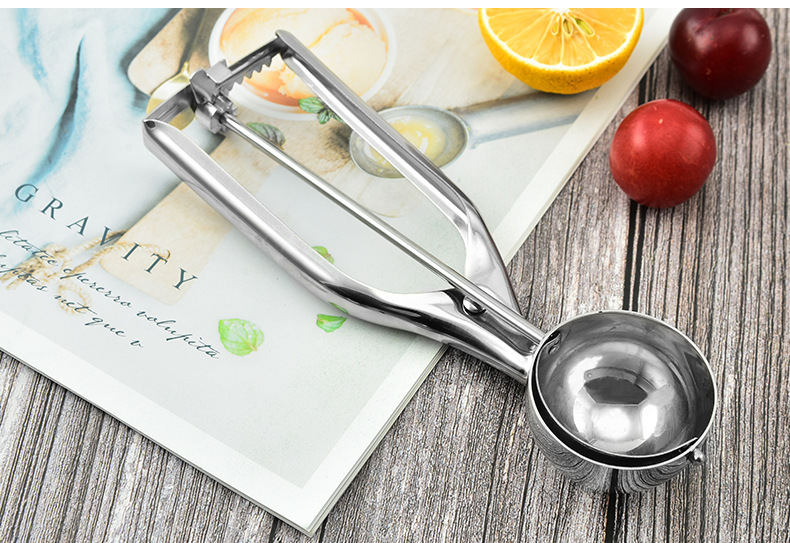 Ice-Cream Spoon Ball Scoop Stainless Steel Ice Cream Spoon Ice-Cream Spoon Fruit Ball Player DIY Tool Ice-Cream Spoon Ball Scoop Stainless Steel Ice Cream Spoon Ice-Cream Spoon Fruit Ball Player DIY Tool