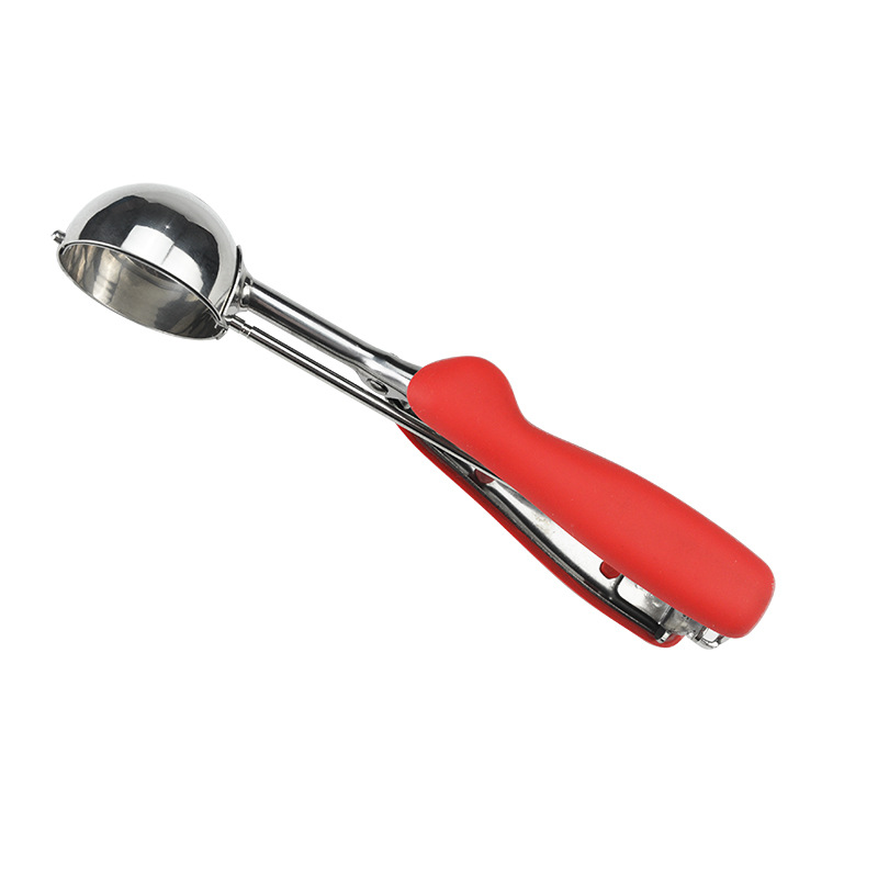 304 Stainless Steel Ice-Cream Spoon Ice Cream Ball Scoop Fruit Scoop Silicone Handle Ice-Cream Spoon Ice Cream Spoon 304 Stainless Steel Ice-Cream Spoon Ice Cream Ball Scoop Fruit Scoop Silicone Handle Ice-Cream Spoon Ice Cream Spoon