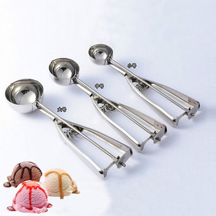 Boxed Three-Piece Stainless Steel Ice Cream Melon Baller Ice-Cream Spoon Ice Cream Spoon Fruit Scoop Melon Baller