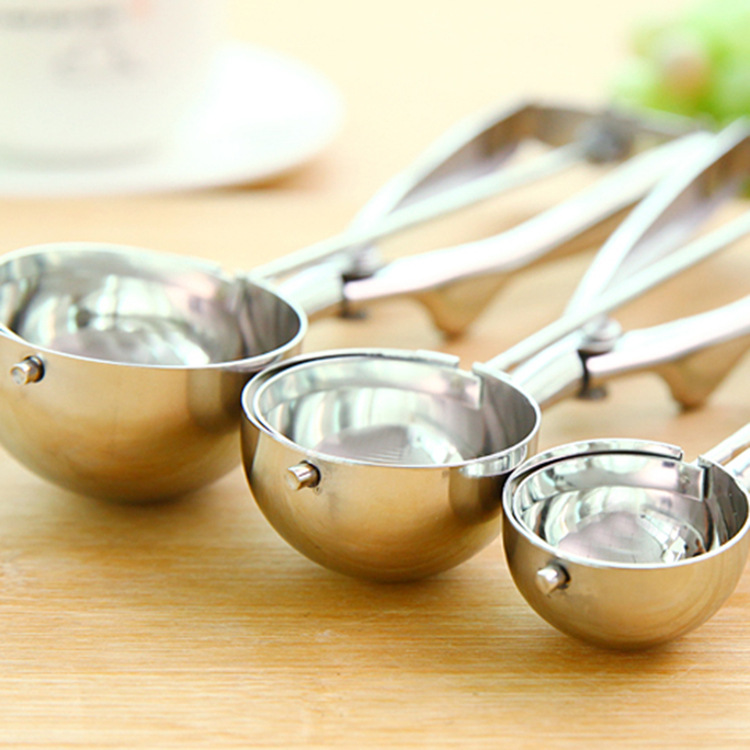 Stainless Steel Watermelon Spoon Stainless Steel Ice Cream Ice-Cream Spoon Ice Cream Ball Scoop