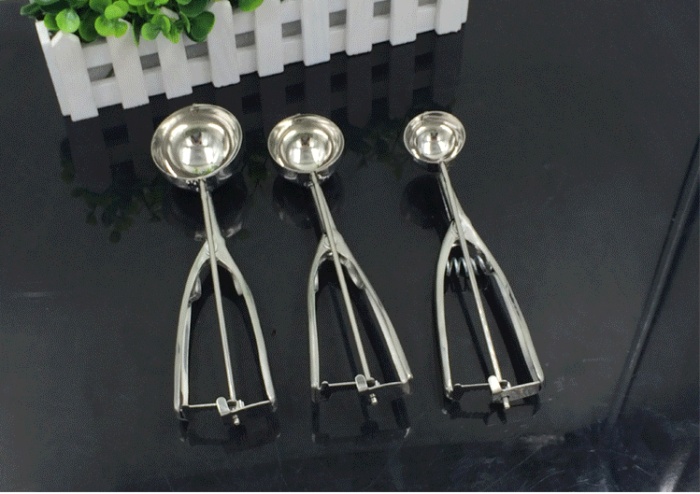 Stainless steel ice cream scoop melon baller scoop of ice-cream and fruits to dig ice cream scoop Stainless steel ice cream scoop melon baller scoop of ice-cream and fruits to dig ice cream scoop