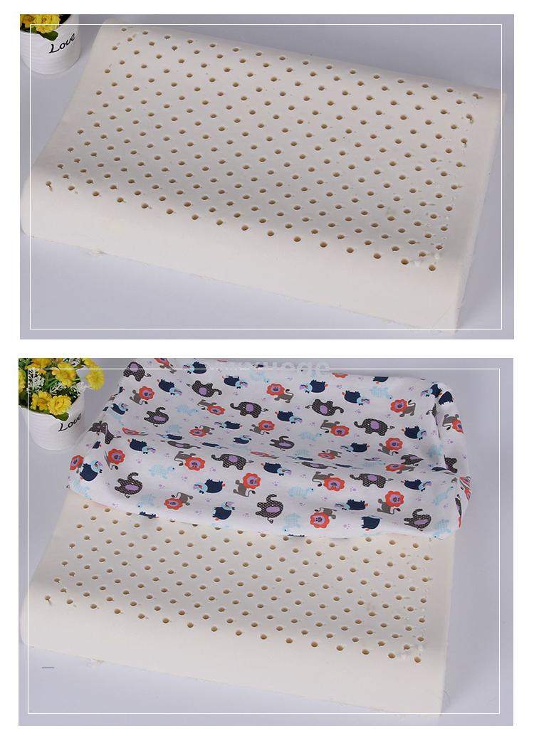 Thailand latex pillow children's plane study pillow natural pillow core memory protect cervical vertebra wholesale.