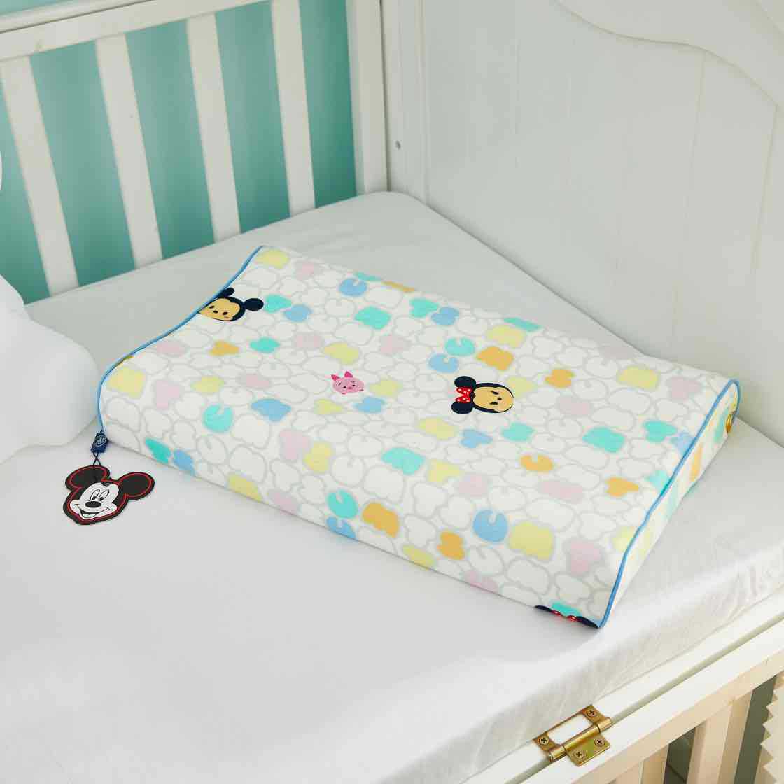 Disney Genuine Children&#039;s Latex Pillow Cotton Knitted Coat Pure-Cotton Pillow Inner
