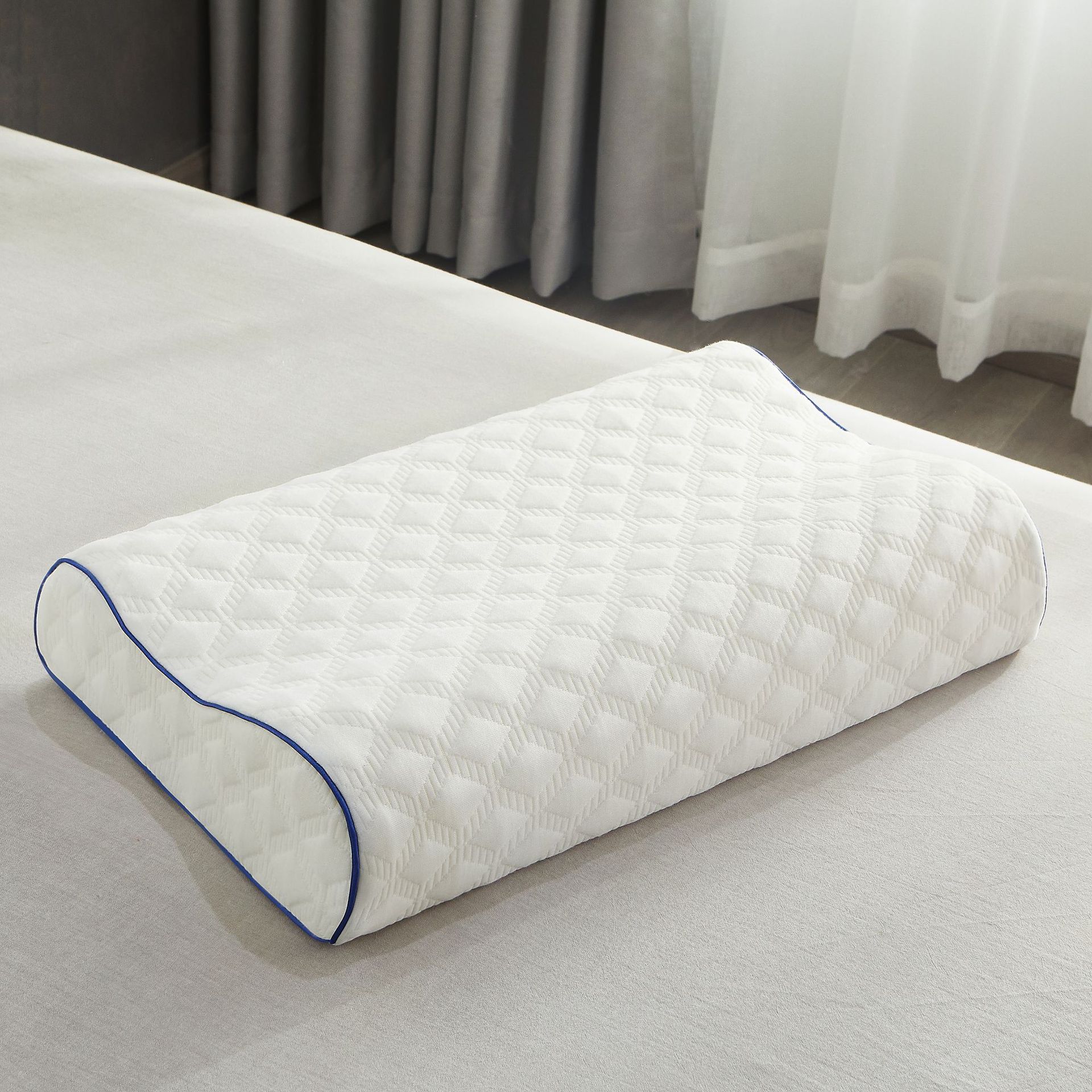 Factory Direct Supply Natural Latex Pillow Large Particles Height Massage Pillow Support OEM Factory Direct Supply Natural Latex Pillow Large Particles Height Massage Pillow Support OEM