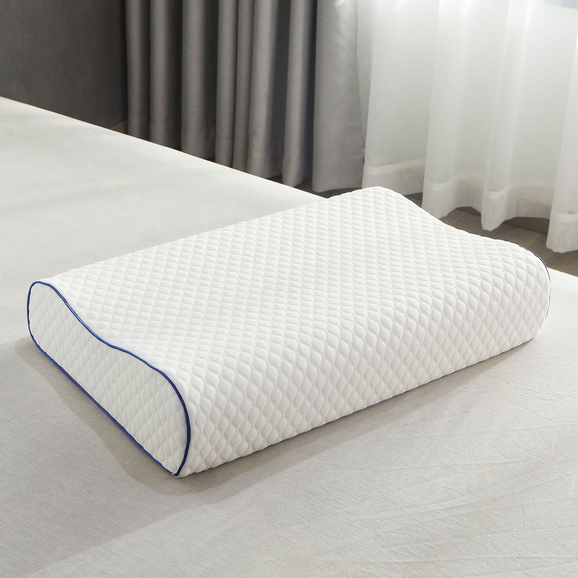 Factory Direct Supply Natural Latex Pillow Large Particles Height Massage Pillow Support OEM Factory Direct Supply Natural Latex Pillow Large Particles Height Massage Pillow Support OEM