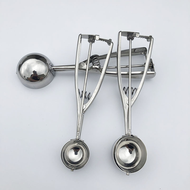 Stainless Steel Ice Cream Spoon Ice-Cream Spoon Ice Cream Spoon Melon Baller Fruit Scoop Popsickle Stick Tableware Spot Stainless Steel Ice Cream Spoon Ice-Cream Spoon Ice Cream Spoon Melon Baller Fruit Scoop Popsickle Stick Tableware Spot
