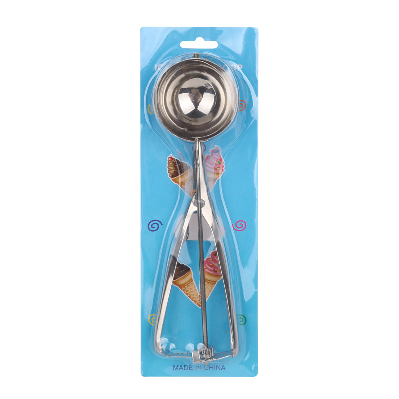 Stainless Steel Ice Cream Spoon Ice Cream Spoon Ball Scoop Fruit Spoon Spot Popsickle Stick Tableware Ice-Cream Spoon Stainless Steel Ice Cream Spoon Ice Cream Spoon Ball Scoop Fruit Spoon Spot Popsickle Stick Tableware Ice-Cream Spoon