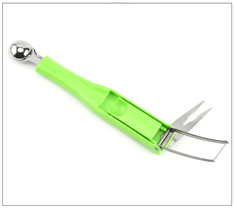 Multifunctional 3-in-1 Watermelon Spoon Watermelon Fruit Ball Scoop Ice-Cream Spoon Ice Cream Spoon Factory Direct Sales Multifunctional 3-in-1 Watermelon Spoon Watermelon Fruit Ball Scoop Ice-Cream Spoon Ice Cream Spoon Factory Direct Sales