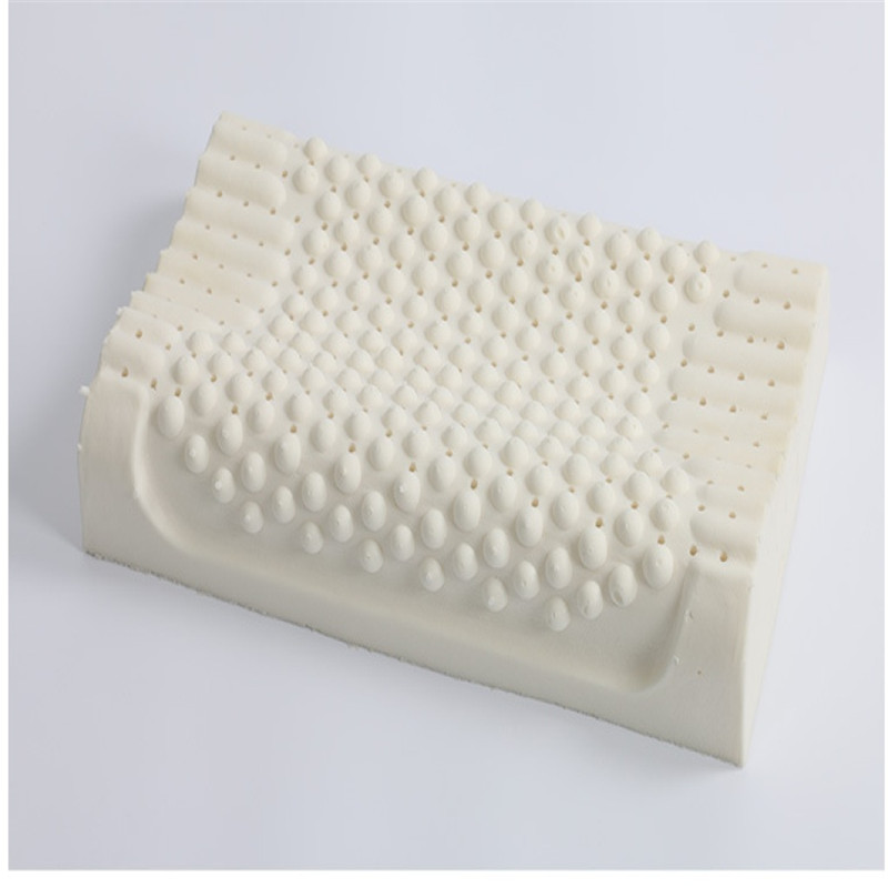 Pure natural latex pillow release pressure massage pillow health care pillow neck protection pillow