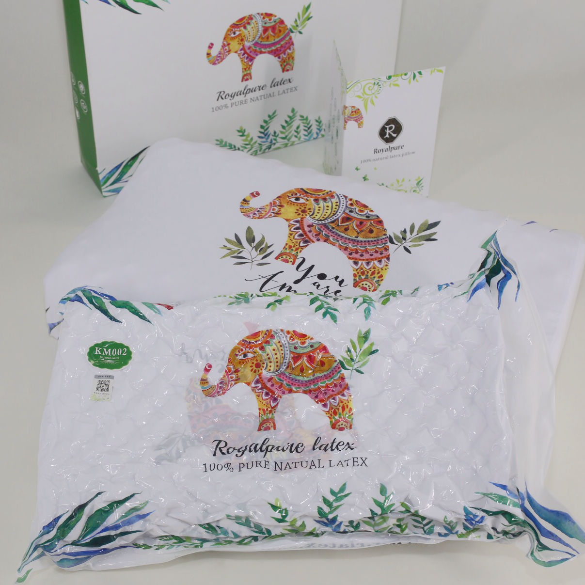 Enas royal royallatex high and low massage granule latex pillow can be licensed as a km002HP