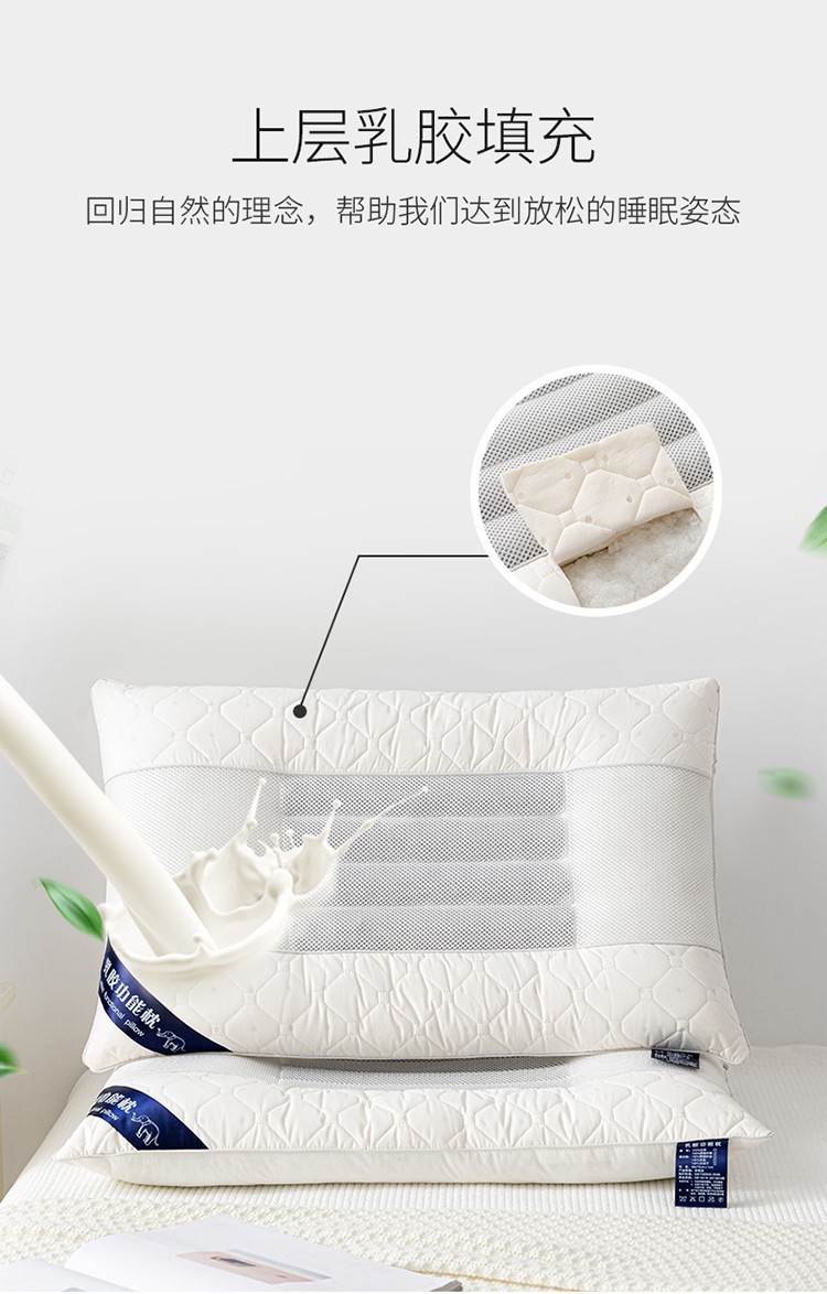Foreign Trade Pillow Ketsumeishi Latex Pillow Core Hotel Pillow Inner Health Care Pillow Core Foreign Trade Pillow Ketsumeishi Latex Pillow Core Hotel Pillow Inner Health Care Pillow Core