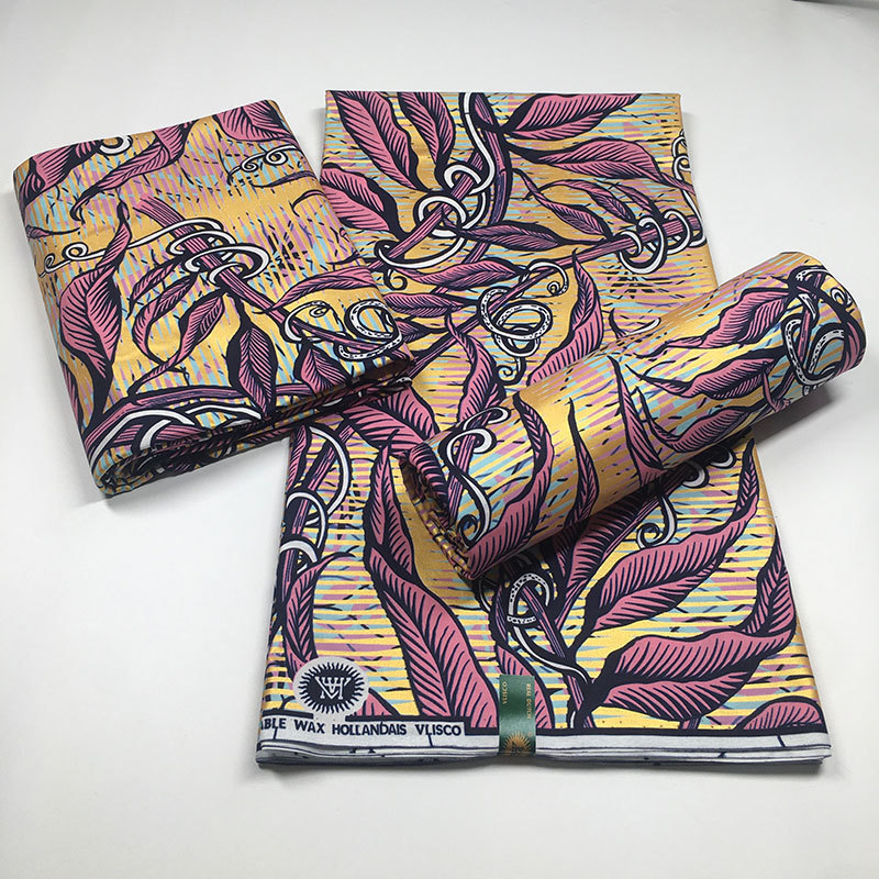 Africa India Simulation Printing and Dyeing Cerecloth AliExpress Hot Selling Product Abstract Printing Wax Spot Bronzing