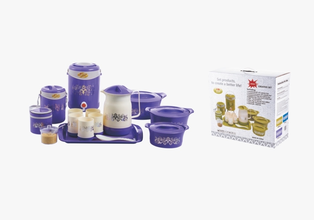 889 Match Sets Multi-Category Africa Thermal Insulation Kettle Insulated Bowl Insulated Barrel Gift Promotion Set