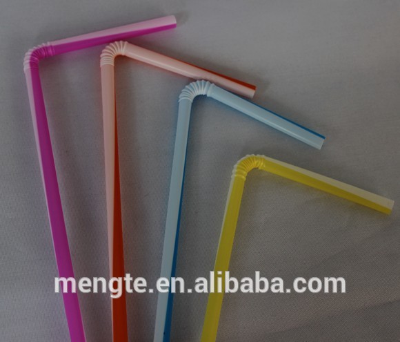 5mm * 21cm Two-Color Bendable Straw, New Imported Food Grade Pp Material 5mm * 21cm Two-Color Bendable Straw, New Imported Food Grade Pp Material