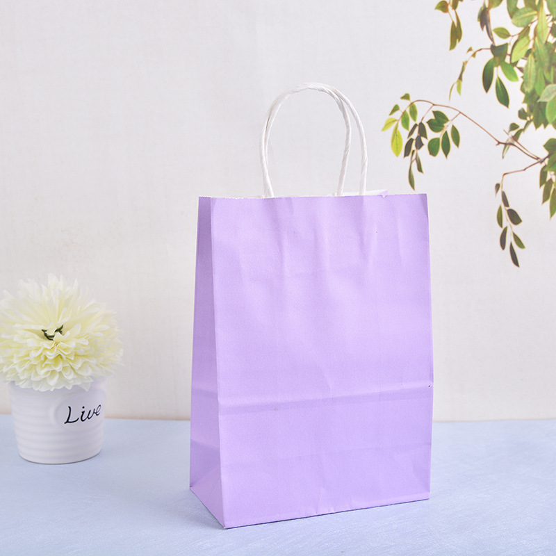 Supply Imported Kraft Paper More than Gift Bag Specifications Color Food Packaging Tote Bag Logo Customization Wholesale Supply Imported Kraft Paper More than Gift Bag Specifications Color Food Packaging Tote Bag Logo Customization Wholesale