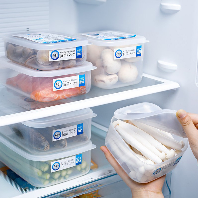 Nakaya Japan Imported Plastic Crisper Refrigerator Food Sealed Cans Fruit Container Frozen Storage Box Storage Box