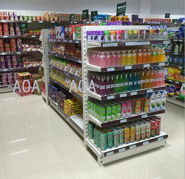 Luxury one-sided back shelf imported food shelf shopping mall supermarket shelf Luxury one-sided back shelf imported food shelf shopping mall supermarket shelf