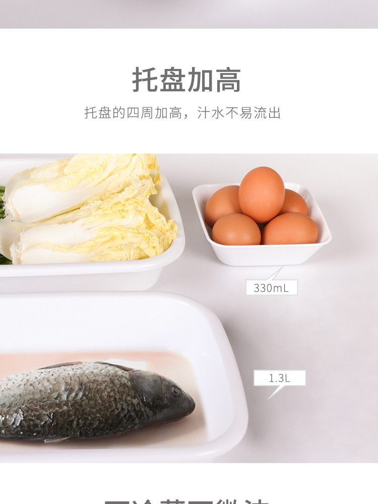 Nakaya Japan Imported Food Plate Microwaveable Kitchen Fruit Dish Saucer Dish Hot Pot Side Dishes Tray