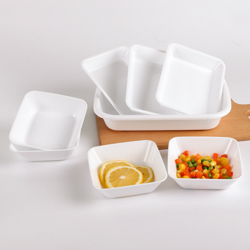 Nakaya Japan Imported Food Plate Microwaveable Kitchen Fruit Dish Saucer Dish Hot Pot Side Dishes Tray