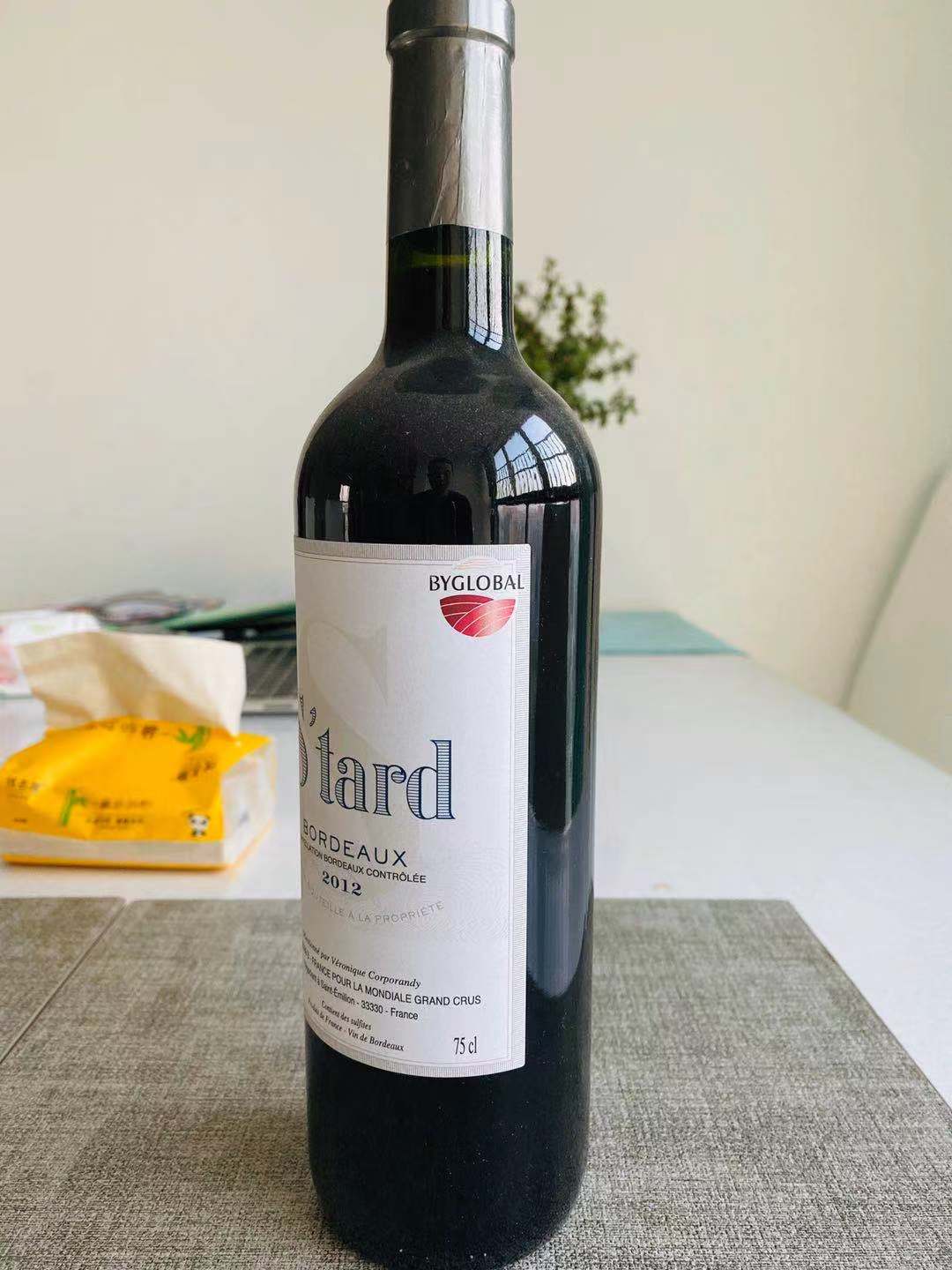 Original French original bottle imported dao he su da dry red wine