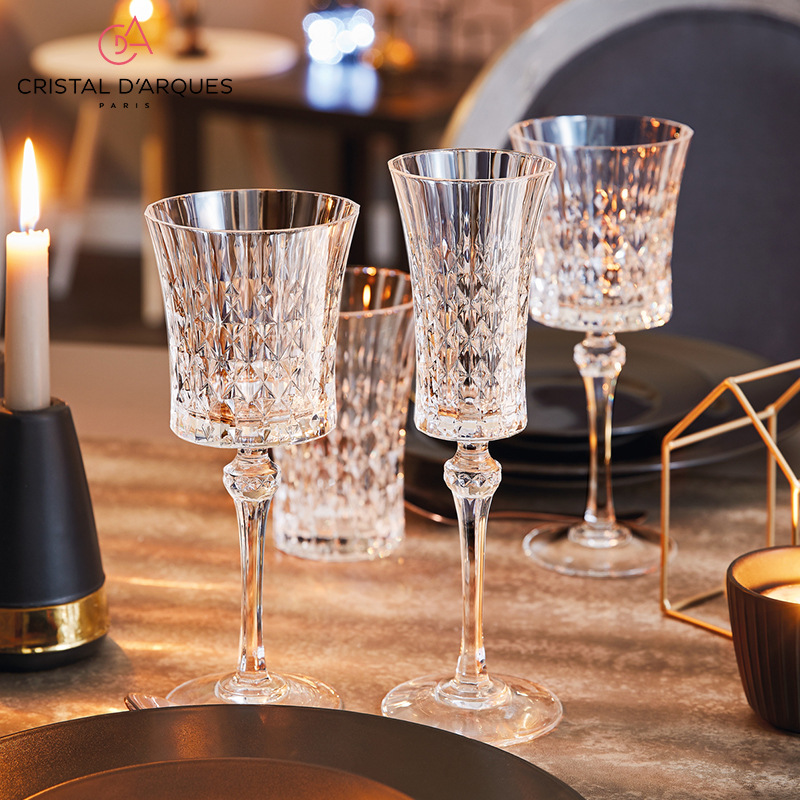 France Imported CDA Crystal Red Wine Glass Goblet Lead-Free Sparkling Wine Champagne Glass European Luxury Wine Glass