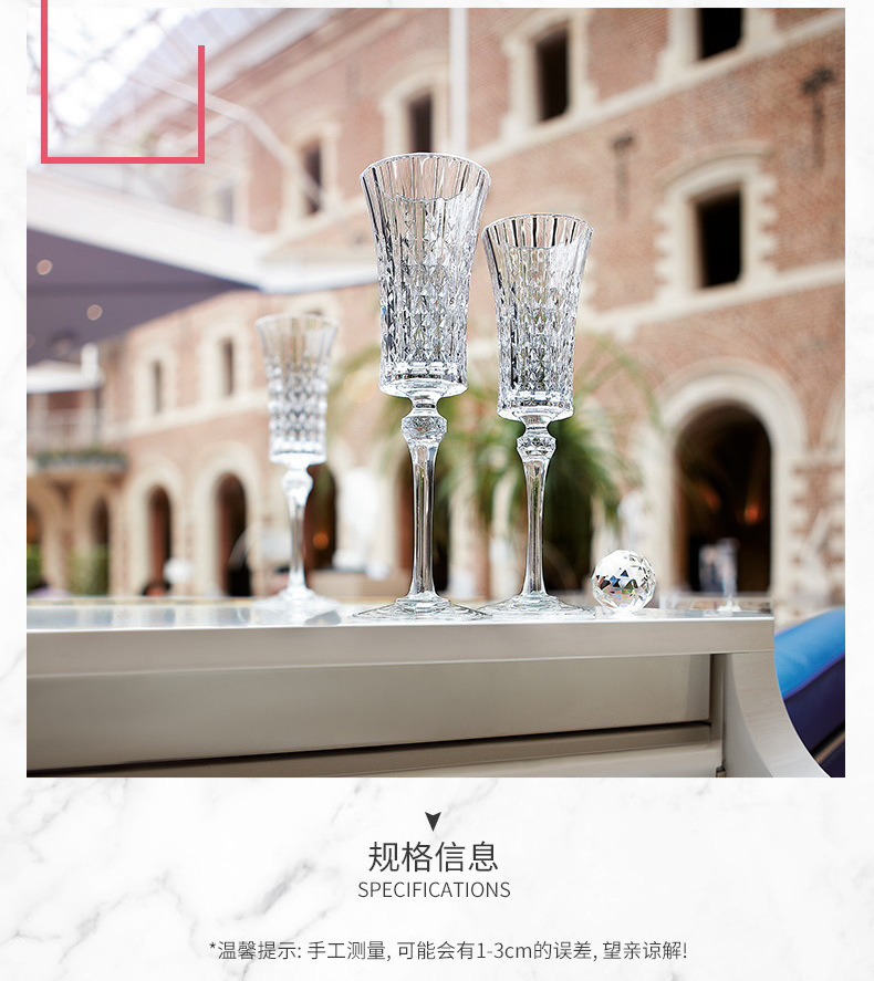 France Imported CDA Crystal Red Wine Glass Goblet Lead-Free Sparkling Wine Champagne Glass European Luxury Wine Glass France Imported CDA Crystal Red Wine Glass Goblet Lead-Free Sparkling Wine Champagne Glass European Luxury Wine Glass