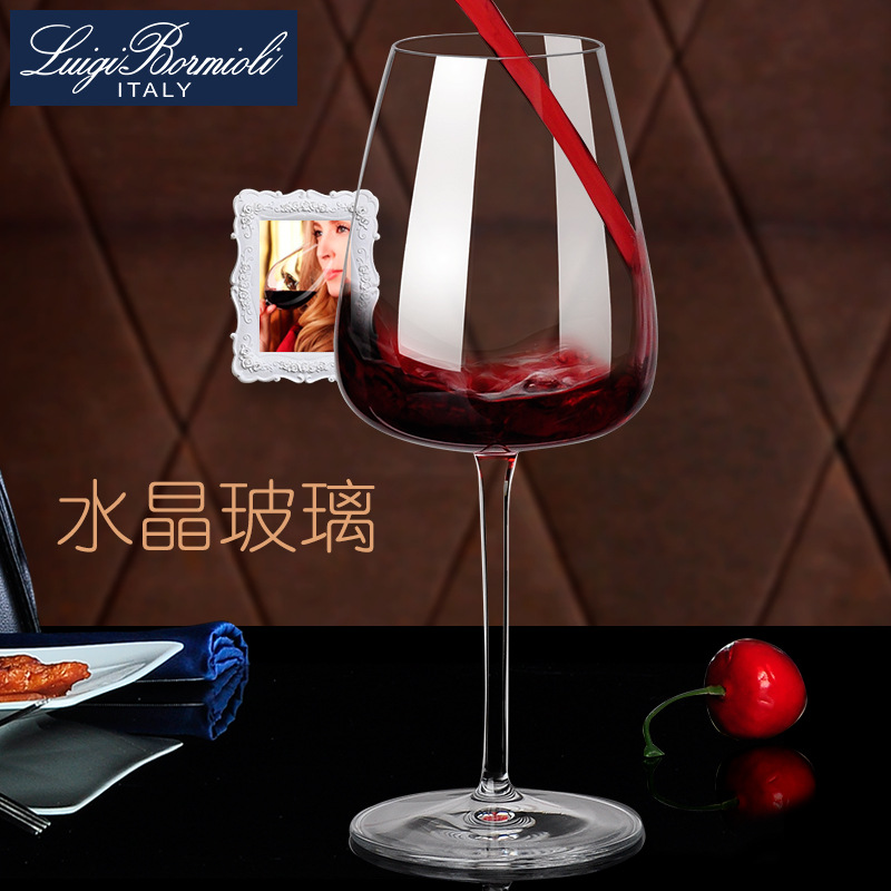 Wholesale Italy Imported Lewi Jones Wonderful Series Crystal Glass Goblet Western Food Special Red Wine Glass
