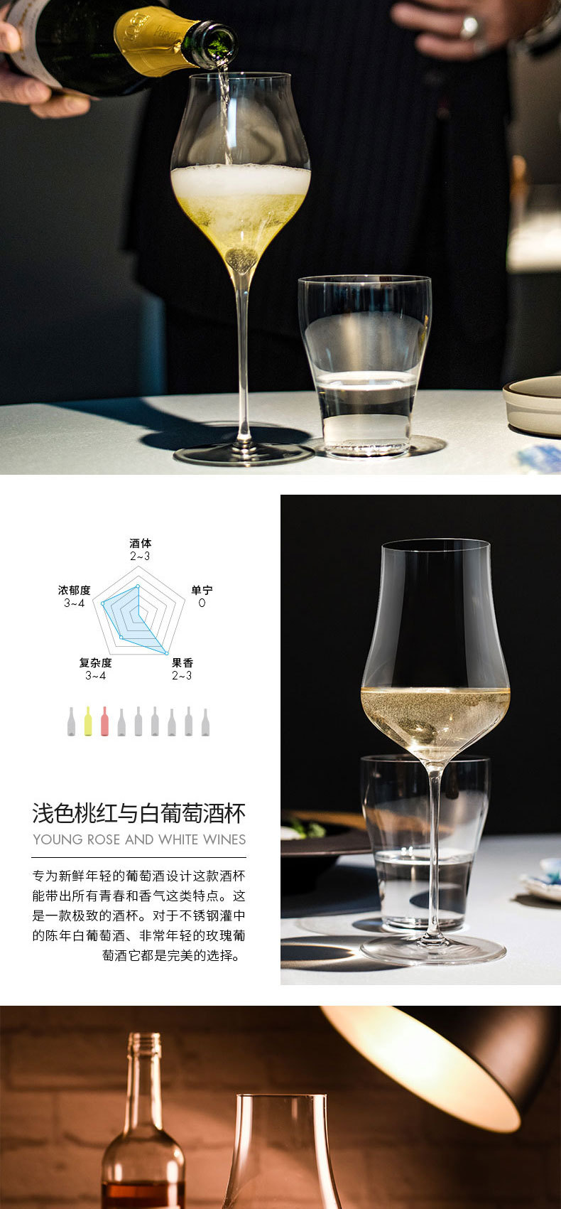 Rona Imported Crystal Glass Yunya Bordeaux Wine Glass Large Capacity Red Wine Glass Single Gift Box