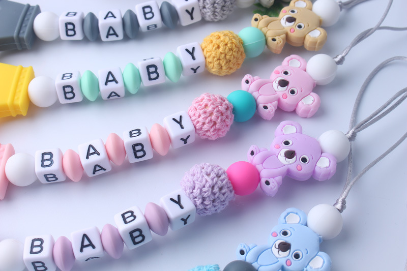 Baby Products Silicone Pacifier Clip Koala Cartoon Silicone Toy Teeth Grinding Chain Foreign Trade New Style Baby Products Silicone Pacifier Clip Koala Cartoon Silicone Toy Teeth Grinding Chain Foreign Trade New Style