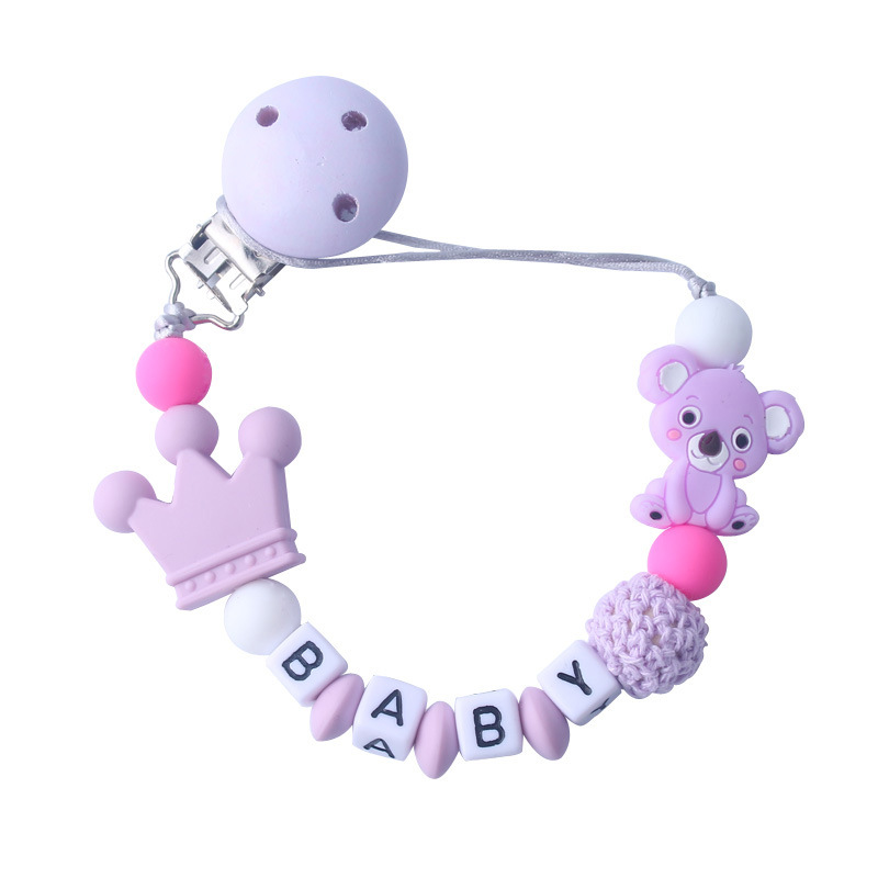 Baby Products Silicone Pacifier Clip Koala Cartoon Silicone Toy Teeth Grinding Chain Foreign Trade New Style Baby Products Silicone Pacifier Clip Koala Cartoon Silicone Toy Teeth Grinding Chain Foreign Trade New Style