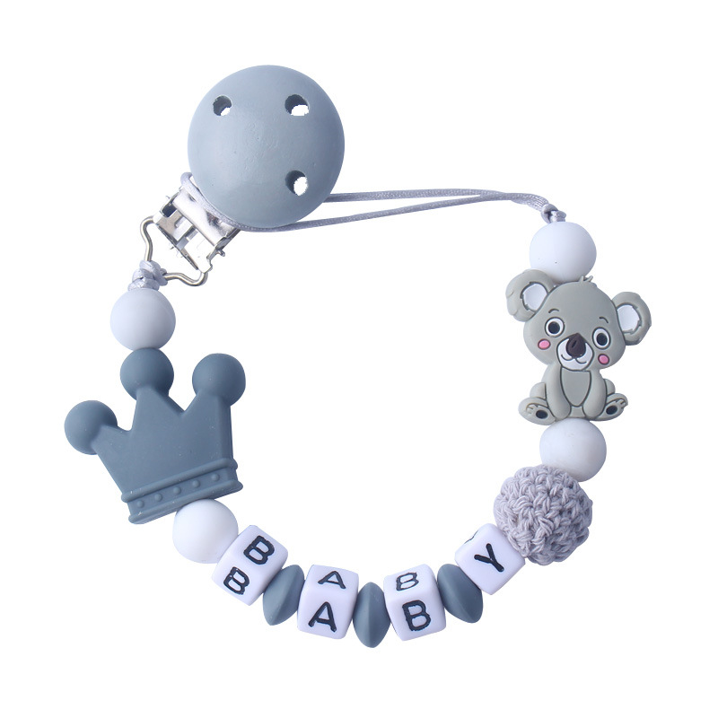 Baby Products Silicone Pacifier Clip Koala Cartoon Silicone Toy Teeth Grinding Chain Foreign Trade New Style Baby Products Silicone Pacifier Clip Koala Cartoon Silicone Toy Teeth Grinding Chain Foreign Trade New Style