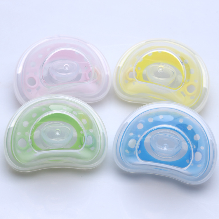Baby Supplies Full Silica Gel Pacifier Two-Color Liquid Silicone Sleep Soothing Baby Pacifier Baby Nipple Baby Supplies Full Silica Gel Pacifier Two-Color Liquid Silicone Sleep Soothing Baby Pacifier Baby Nipple