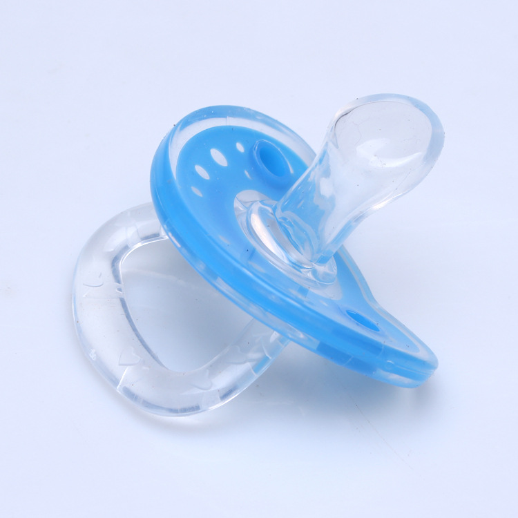 Baby Supplies Full Silica Gel Pacifier Two-Color Liquid Silicone Sleep Soothing Baby Pacifier Baby Nipple Baby Supplies Full Silica Gel Pacifier Two-Color Liquid Silicone Sleep Soothing Baby Pacifier Baby Nipple